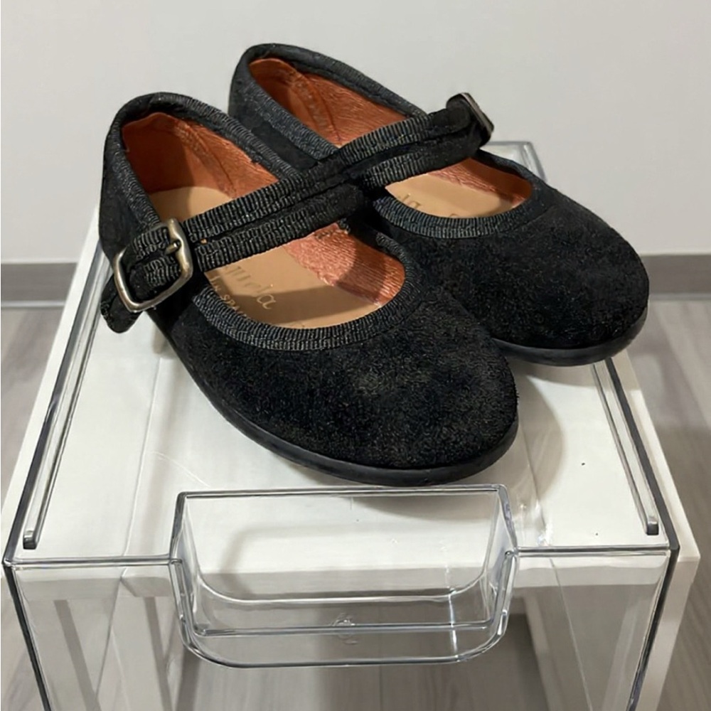 Elegant Black Kids Mary Jane Dress Shoes